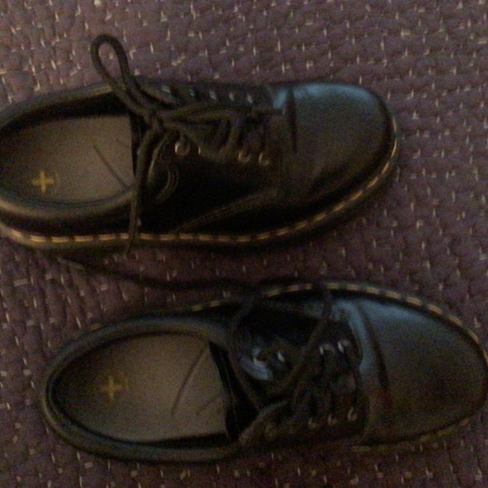 Dr. Martens 8053 LEATHER PLATFORM CASUAL SHOES Women's Size 7 - Picture 4 of 5